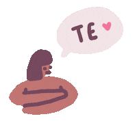 I Love You Heart Sticker by Sara Maese