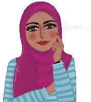 Girl Think Sticker