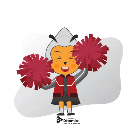 Mascot Spirit Sticker by UNIVERSITAS DINAMIKA