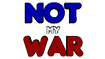 End Of The World Not My War Sticker by OpticalArtInc.