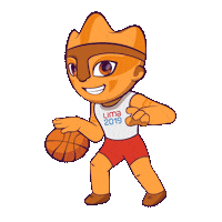 basketball basket Sticker by Lima2019