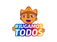 jugamos todos puerto rico Sticker by Lima2019