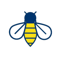 JerseyElectricity nature bee bees je Sticker