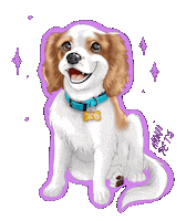 Happy Dog Sticker