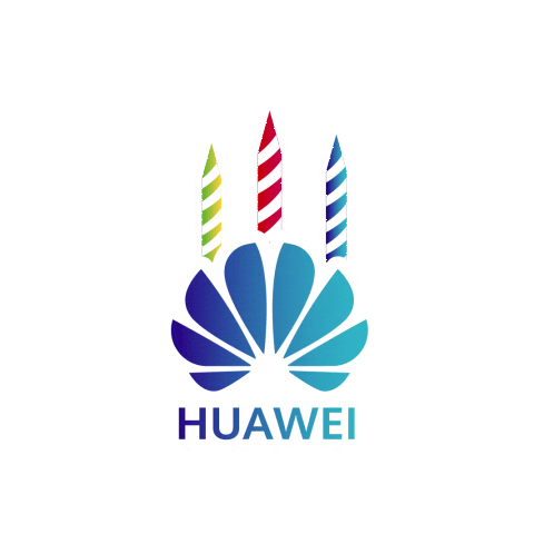 HuaweiSpain giphyupload happybirthday 20 huawei Sticker