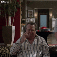 not talking modern family GIF by Sky