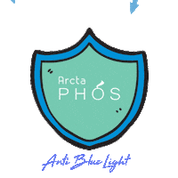 Blue Light Aurora Sticker by ArctaPHOS