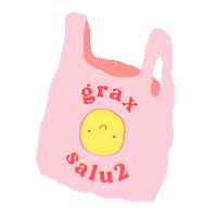 pintastic thankyou gracias bolsa plastico Sticker
