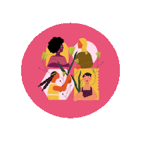 awidwomensrights woman women feminism young Sticker