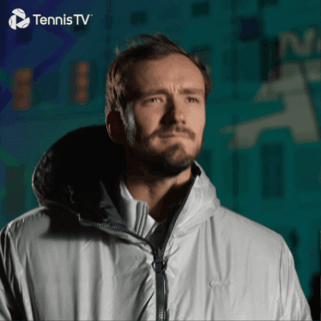 Happy Daniil Medvedev GIF by Tennis TV
