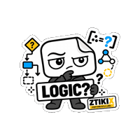 Confused Common Sense Sticker by ZTIKIX
