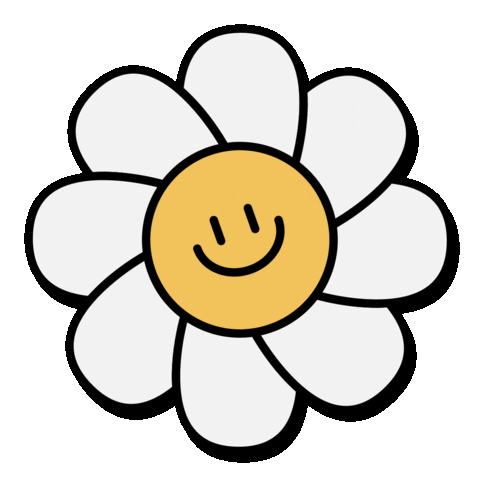 Happy Flower Show Sticker by The Online Studio