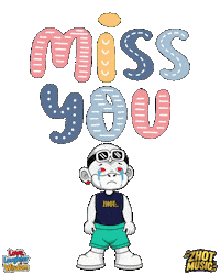 Miss You Love Sticker by Zhot Music