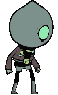 Robot Scifi Sticker by Simon Hutt T