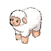 syeager3 sheep syeager3 sheep cartoon cute Sticker
