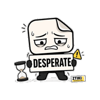Pleading Last Chance Sticker by ZTIKIX