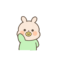 dada_studio hello hi baby bye Sticker