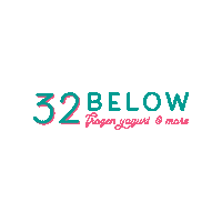 32Belowfroyo idaho cda froyo frozenyogurt Sticker