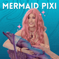 Pink Mermaid GIF by Nimue Lakeheart