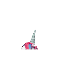 Zebricorn love glitter unicorn unicornio Sticker
