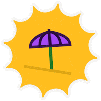 Travel Beach Sticker by Tur.com