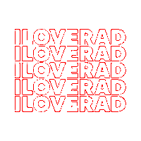 Rad Sticker by Rockford Art Deli