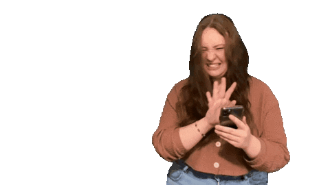 Pink Selfie Sticker