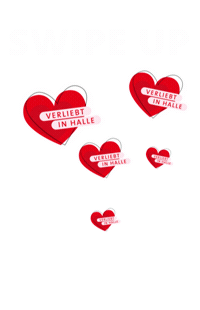 Heart Swipeup Sticker by Stadtmarketing Halle (Saale)