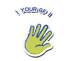 OnedayBegin love heart hello pink Sticker