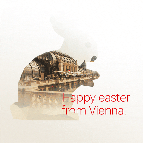 happy easter bunny GIF by ViennaTouristboard