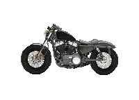 ohama-style moto harleydavidson 48 fortyeight Sticker