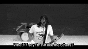 black and white band GIF