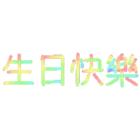 Happy Birthday Sticker