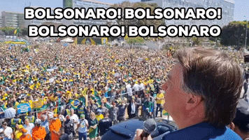 President Jair Bolsonaro Addresses Thousands