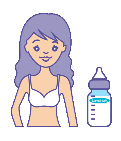 Milk Pumping Sticker by Lansinoh Deutschland