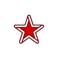 Red Star Sticker