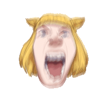 Hype Scream Sticker