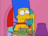 Scared Season 13 GIF by The Simpsons