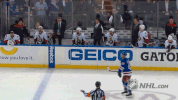 ice hockey empty bench GIF by NHL