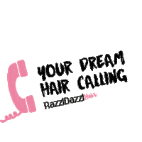 Hairstyle Hairextensions Sticker by Razzl Dazzl Hair