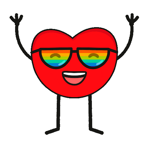 Happy In Love Sticker by Omer Studios