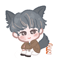 Wolf Mirror Sticker