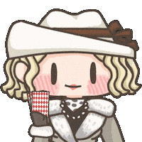 Credit Card Evelyn Sticker by Fluffy the Thunder God 雷神阿毛