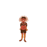 Mexico Mask Sticker by Ciudad Keve