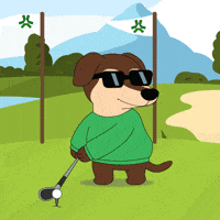 Follow Through Hole In One GIF by ChesterAbstract