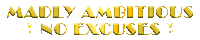 myMonat ambition monat ambitious madly Sticker
