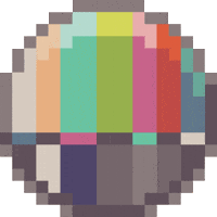 dinchenix pixel rainbow retro pixel art GIF