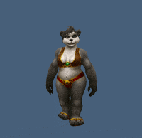 sad panda GIF