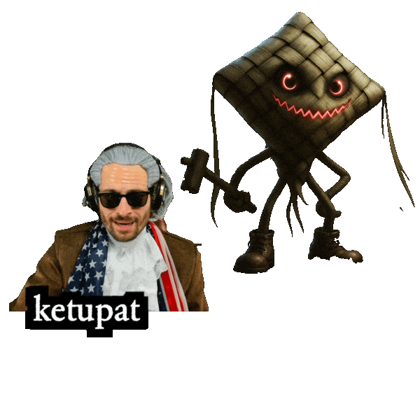 Monster Ketupat Sticker