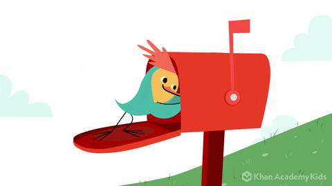 Youve Got Mail Delivery GIF by Khan Academy Kids